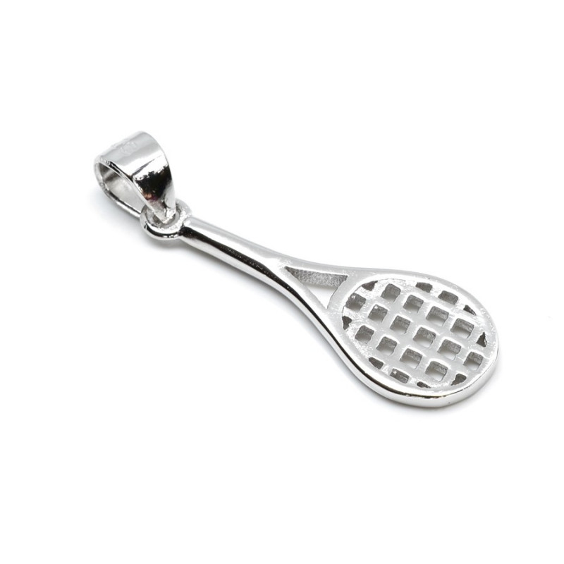 Stříbrný přívěsek tenisová raketa