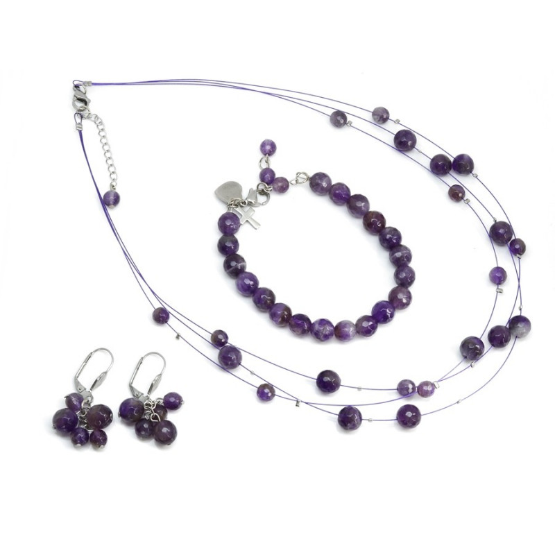 Souprava s ametystem