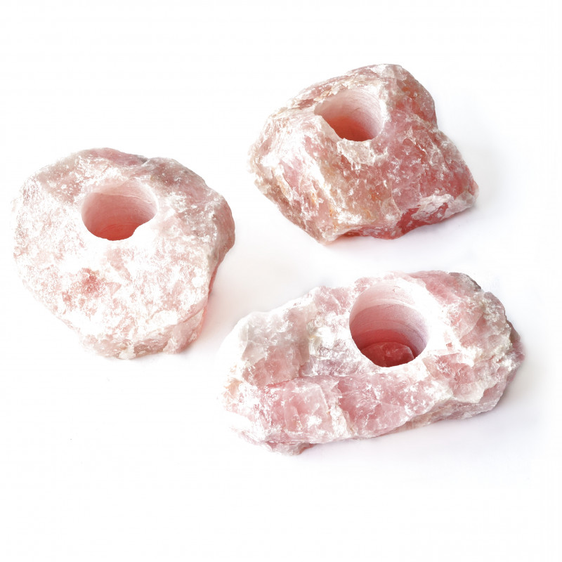 Svícen na čajovou na svíčku z růženínu