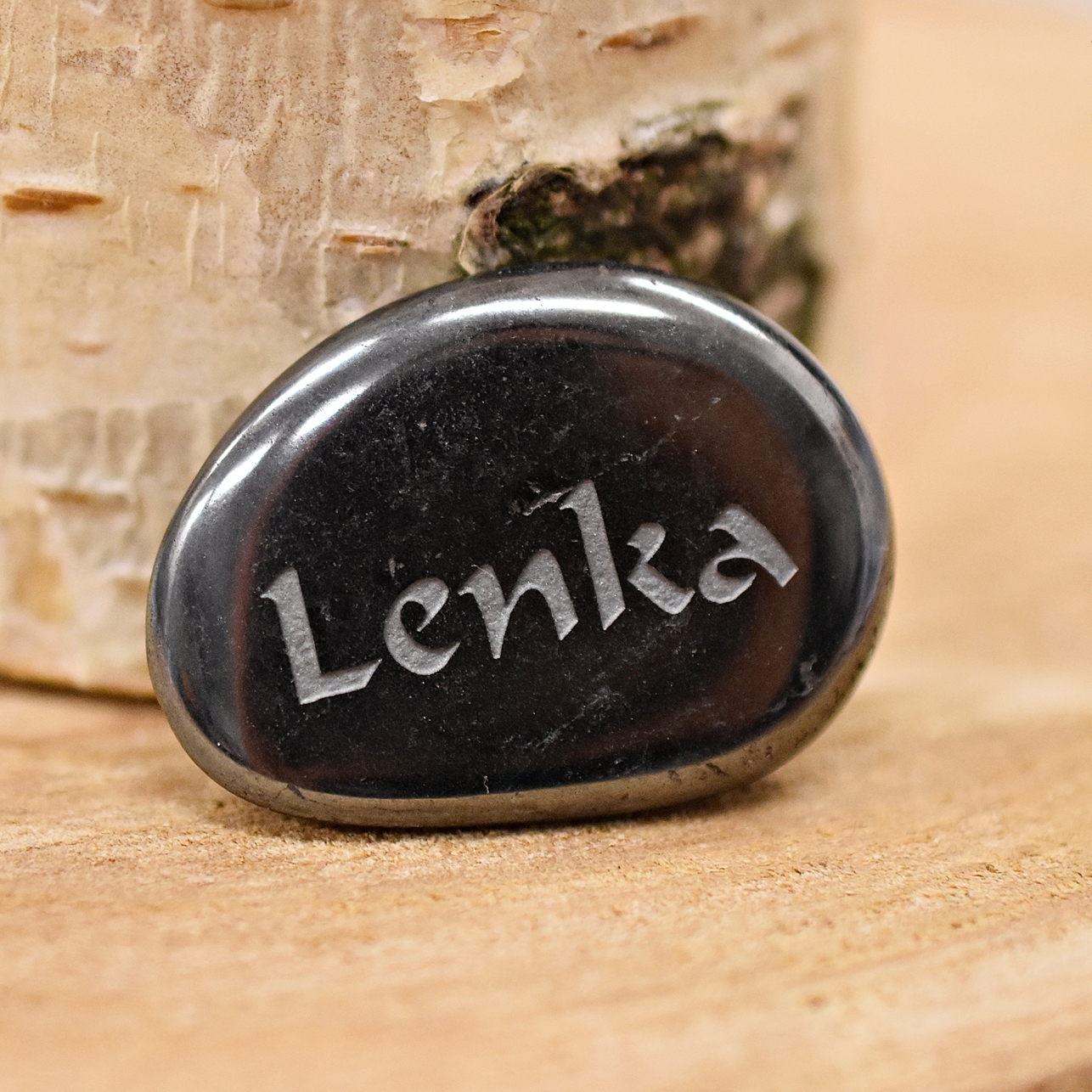 Vlastní text na kameny