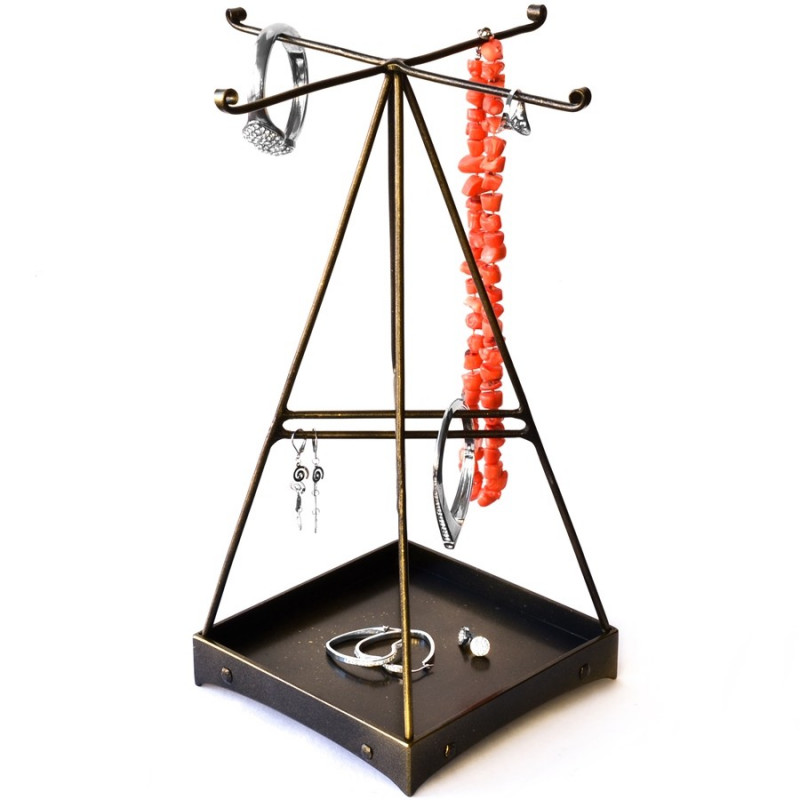 Designový stojan s patinou, kovářská práce