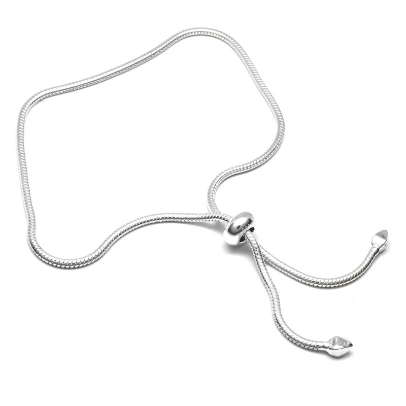 Elegantní stříbrný náramek univerzální velikost