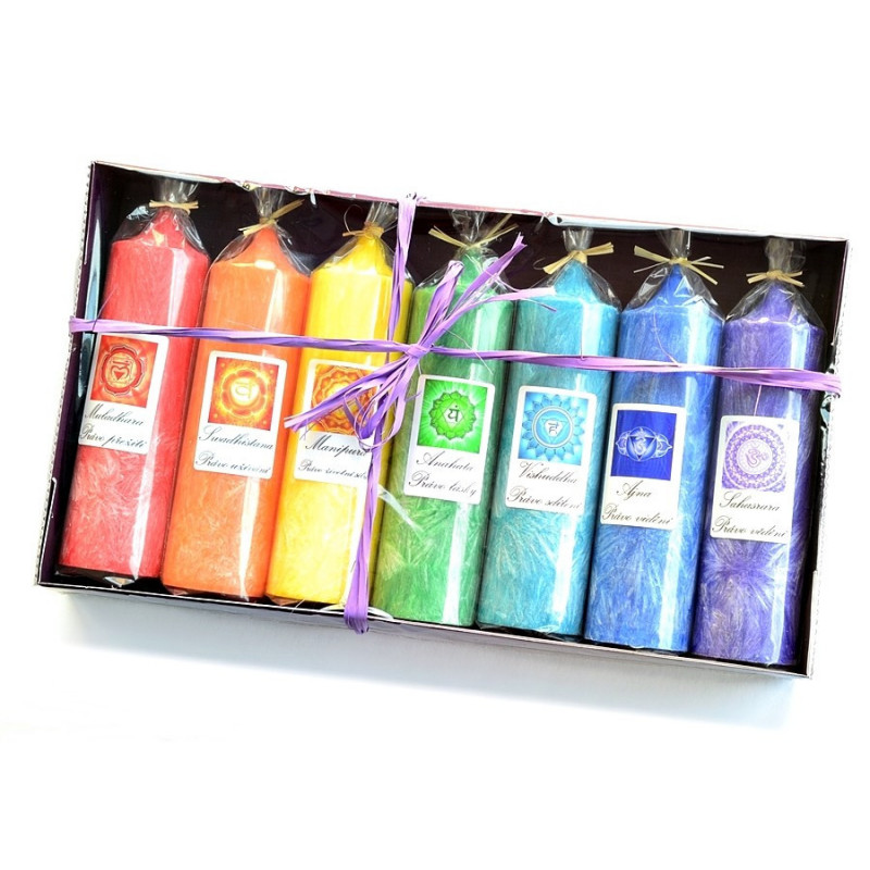 Sada čakrových svíček