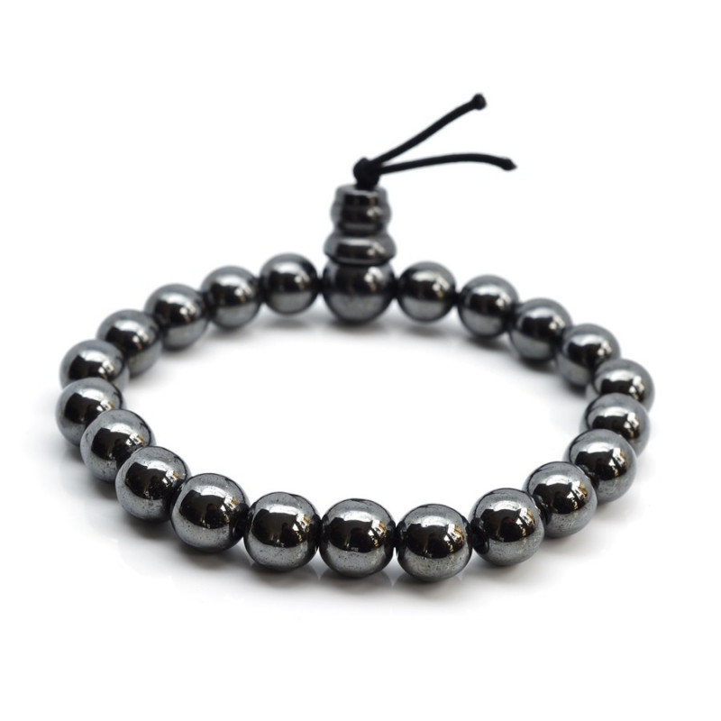 Buddhův energetický náramek hematit
