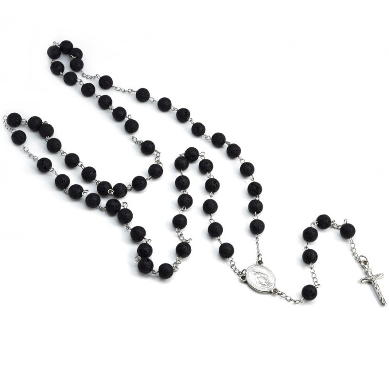 růženec lávový kámen