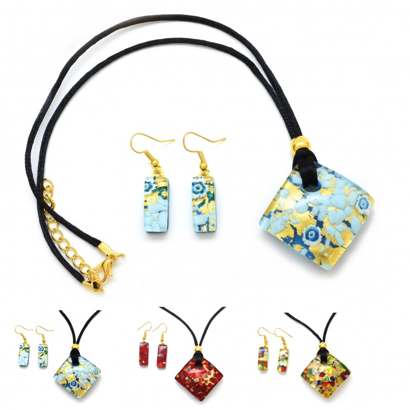 Souprava z muránského skla