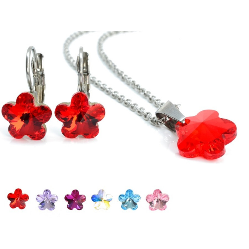 Dámská ocelová souprava Swarovski